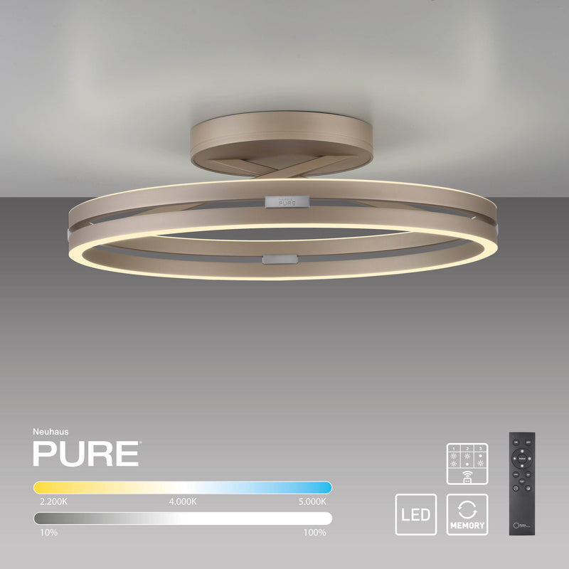 Plafoniera Paul Neuhaus PURE LOOP 2xLED Maro