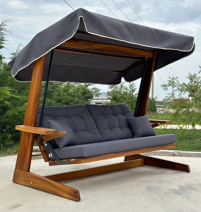 Mobilier Living Asi Home Sia 2400, Antracit, 215x195 cm
