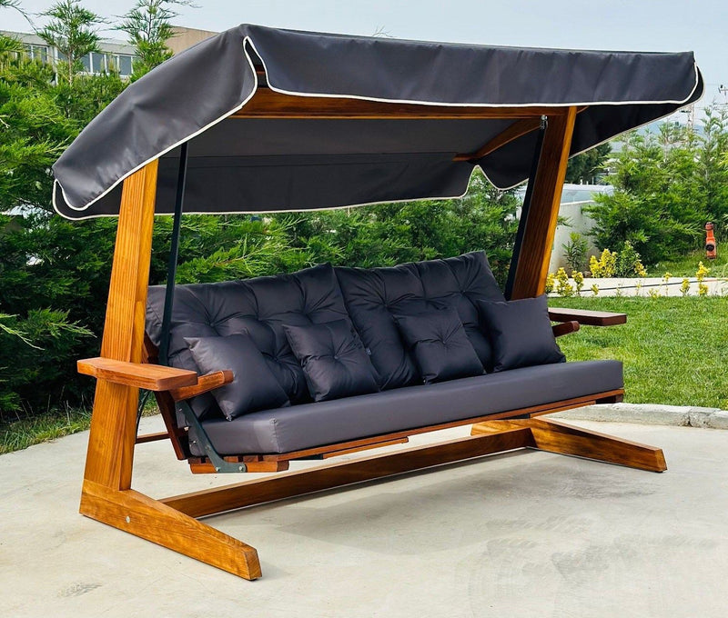 Mobilier Living Asi Home Luna Deluxe 2600, Antracit, 243x195 cm
