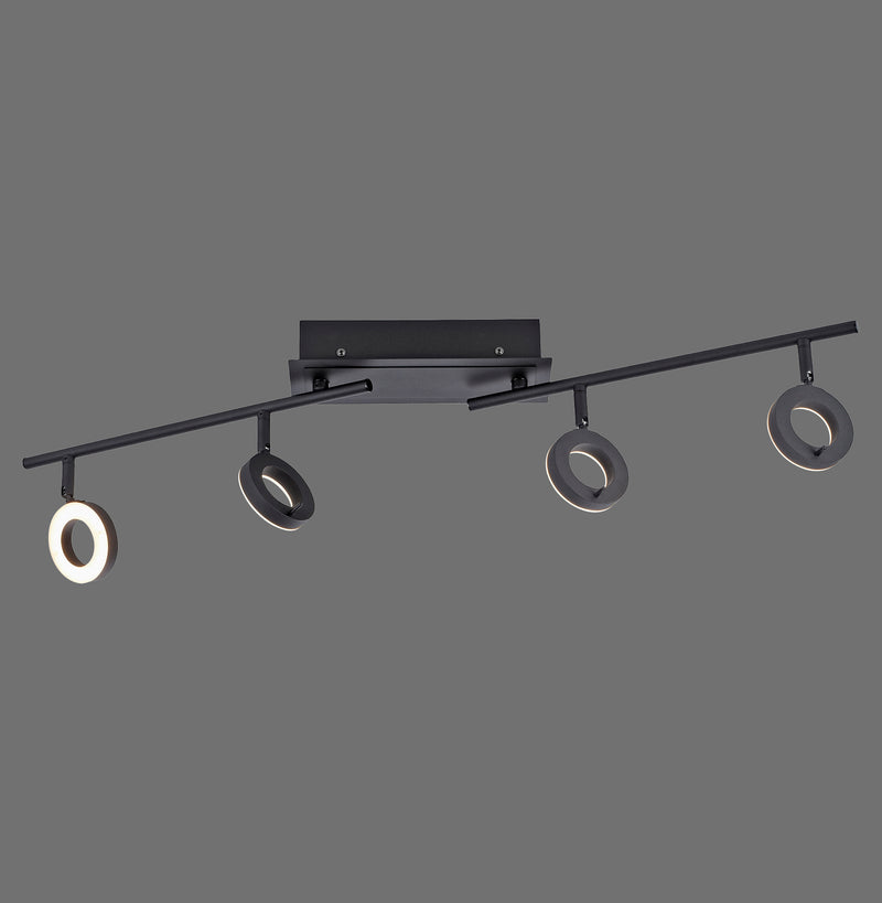 Plafoniera Paul Neuhaus SILEDA 4xLED Negru