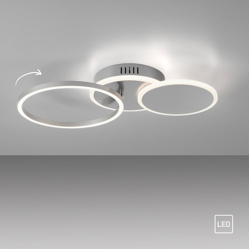 Plafoniera Paul Neuhaus SEVENT LED Argintiu