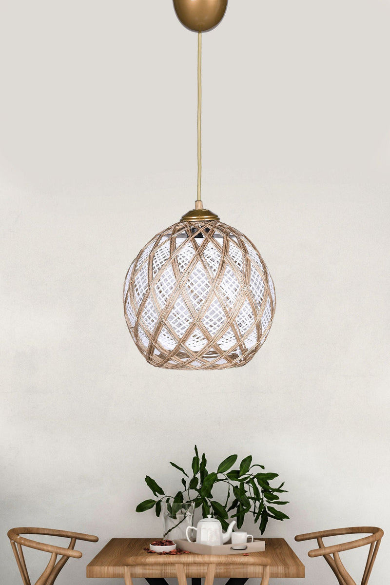 Lustră Asi Home Hm024, Alb, Ø22 cm