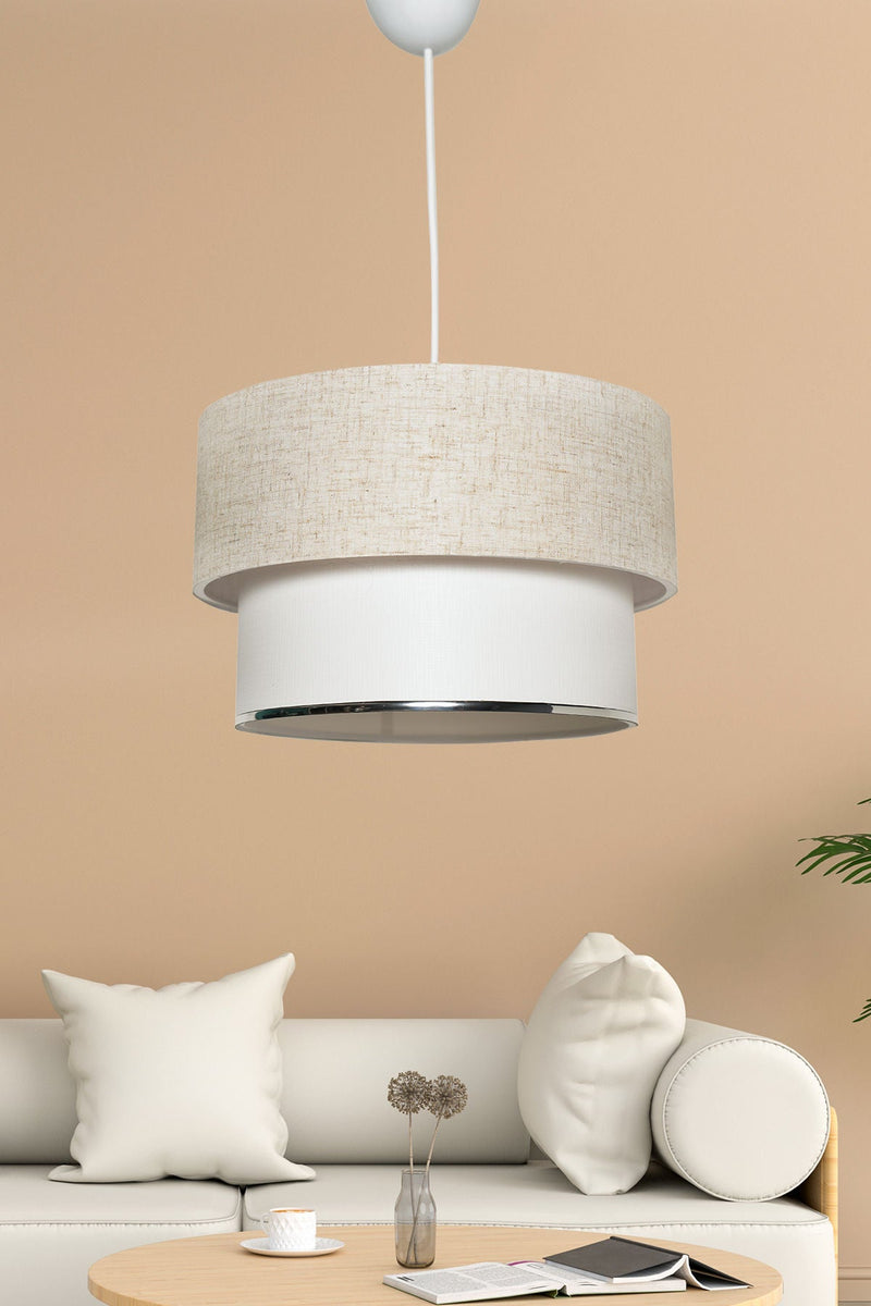 Lustră Asi Home Tm121, Crem, Ø30 cm