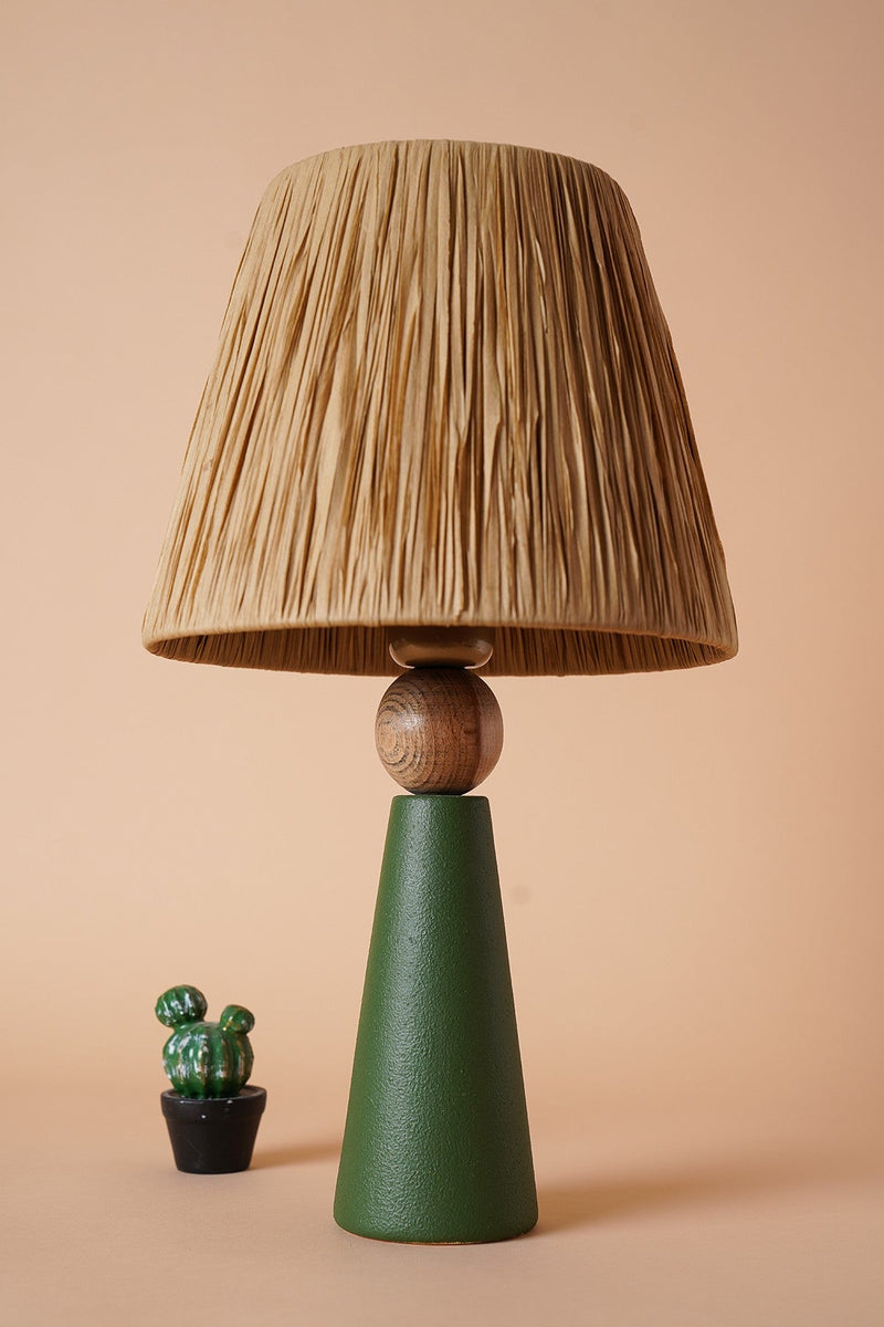 Veioză Asi Home Yl496, Verde, 24x46 cm