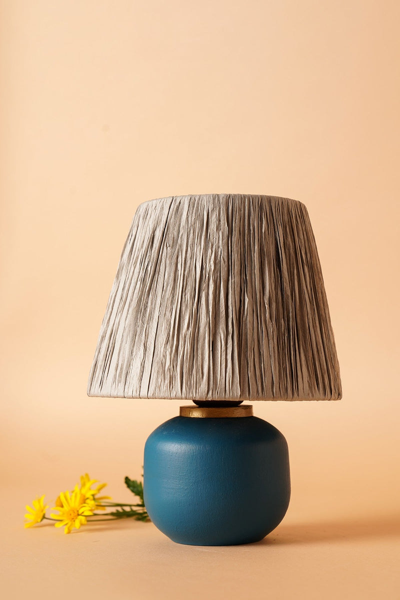 Veioză Asi Home Yl541, Albastru, 20x27 cm