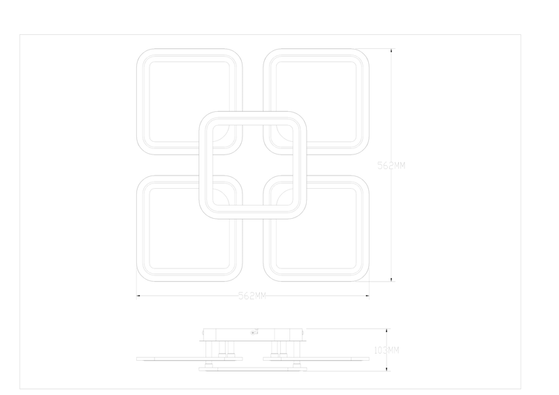 Plafoniera Zuma Line STELLAR 5xLED Alb