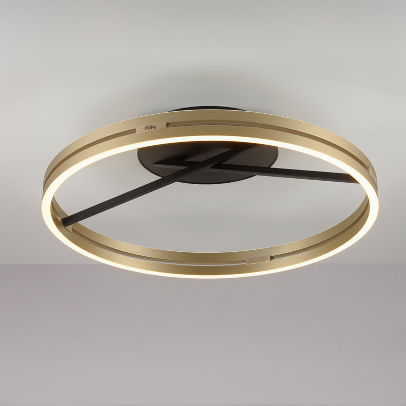 Plafoniera Paul Neuhaus PURE LOOP 2xLED Negru