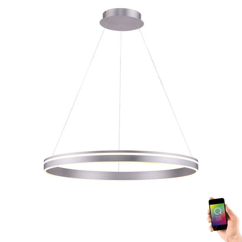 Lustra Paul Neuhaus Q-VITO LED Argintiu