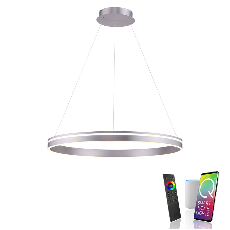 Lustra Paul Neuhaus Q-VITO LED Argintiu