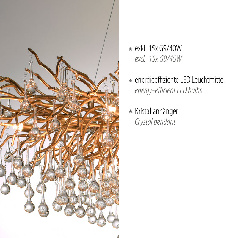 Lustra Paul Neuhaus ICICLE 15xG9 Alama Antic