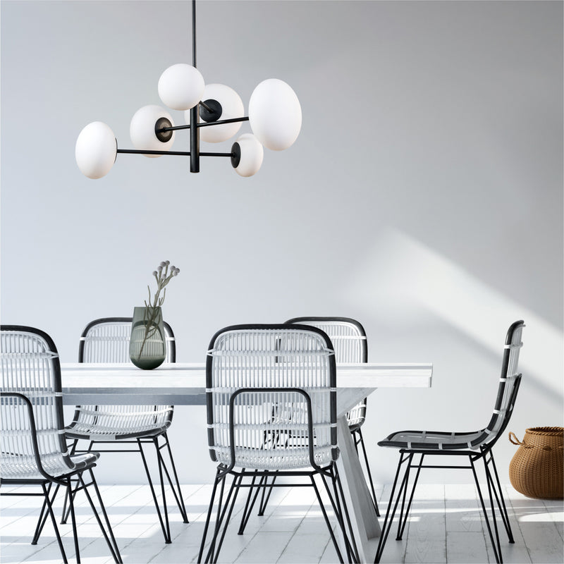 Lustra Zuma Line OMI 6xG9 LED Negru