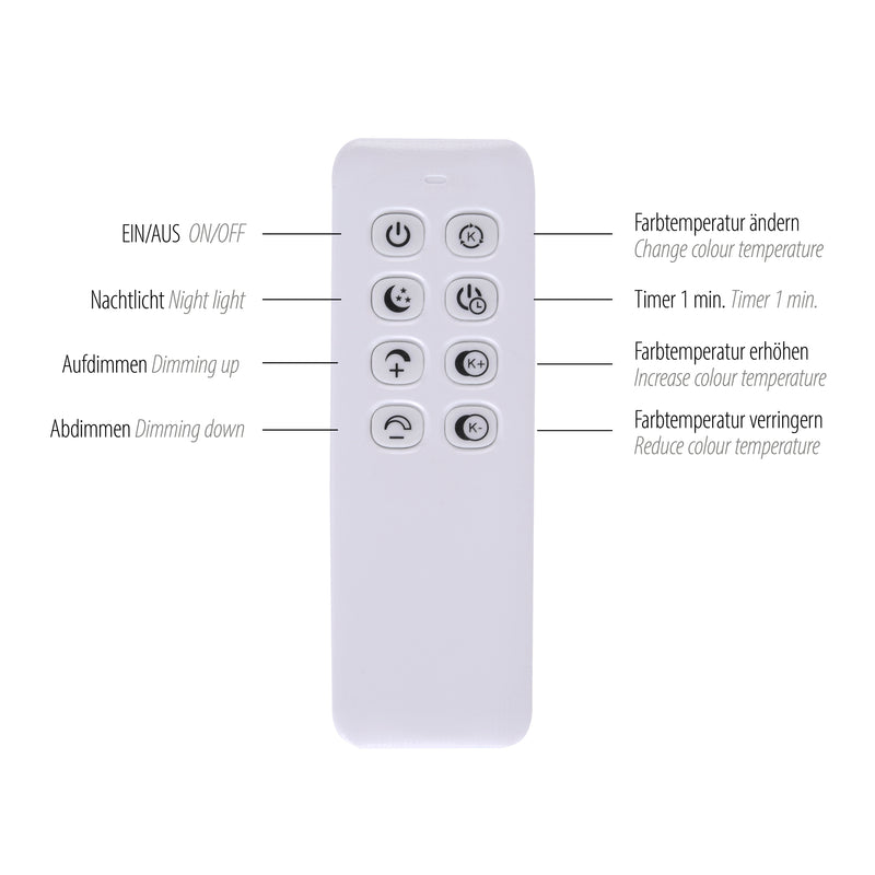 Lustra Paul Neuhaus PALMA LED Negru