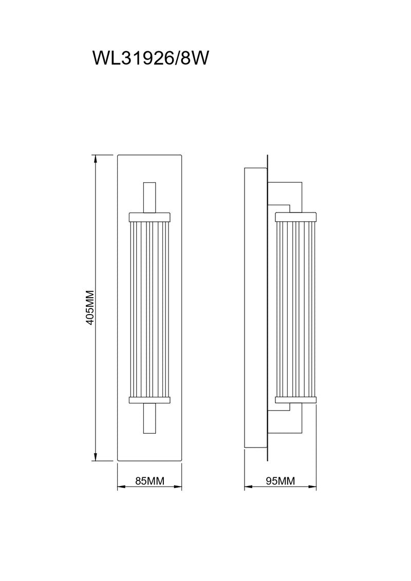 Aplica Zuma Line DORIA LED Negru Mat