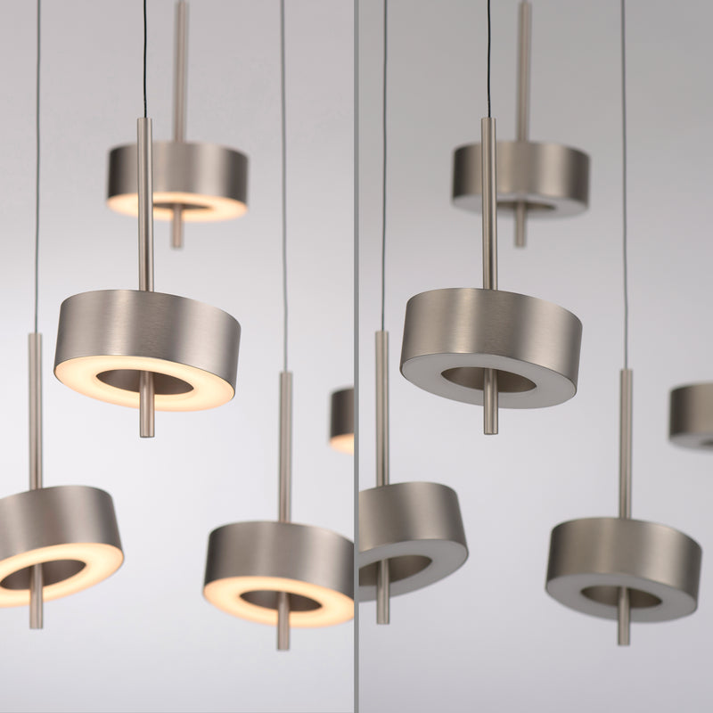 Lustra Paul Neuhaus Q-ROTATE 5xLED Aluminiu