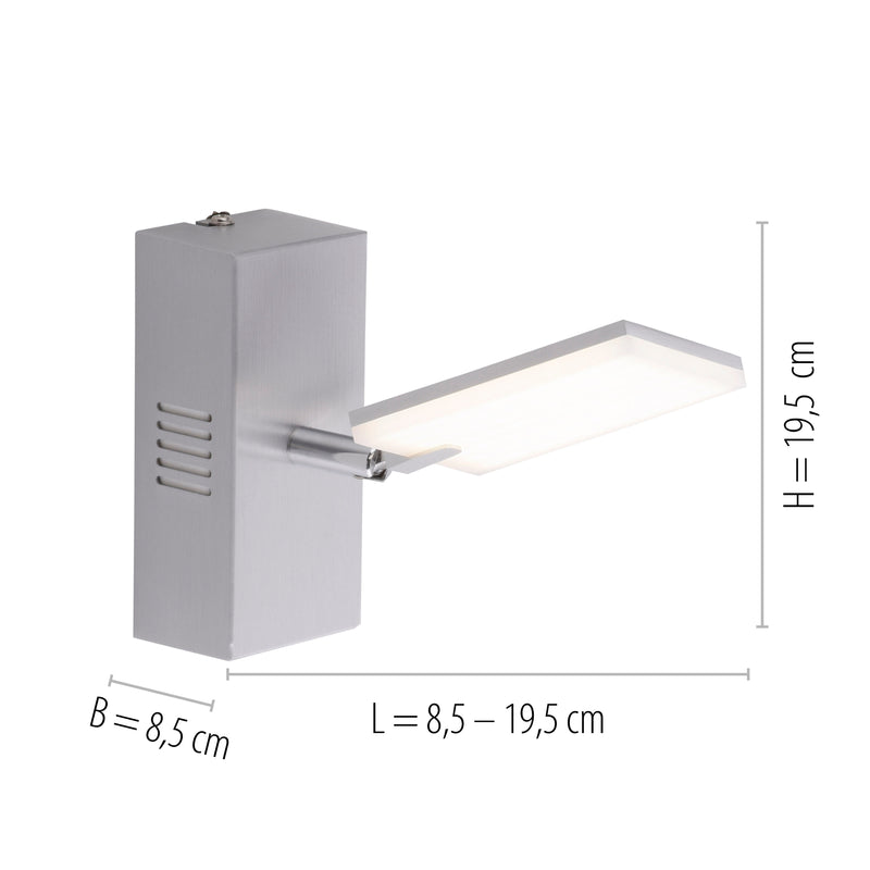 Aplica Paul Neuhaus PURE-MIRA LED Aluminiu