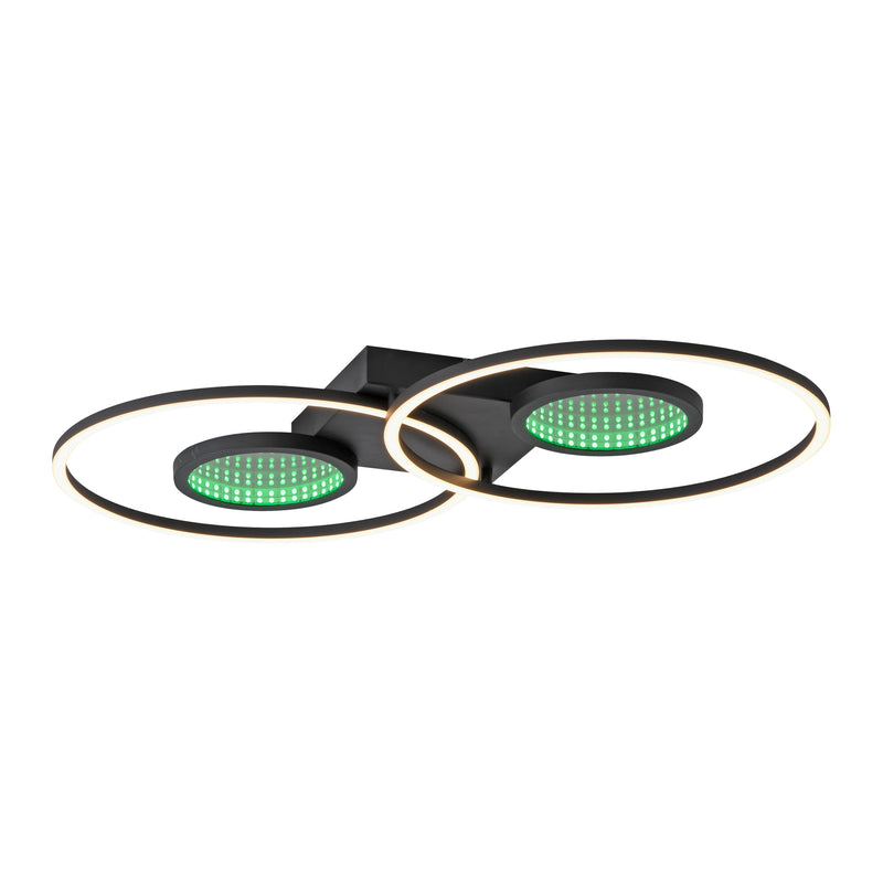 Plafoniera Paul Neuhaus TUNEL 4xLED Negru