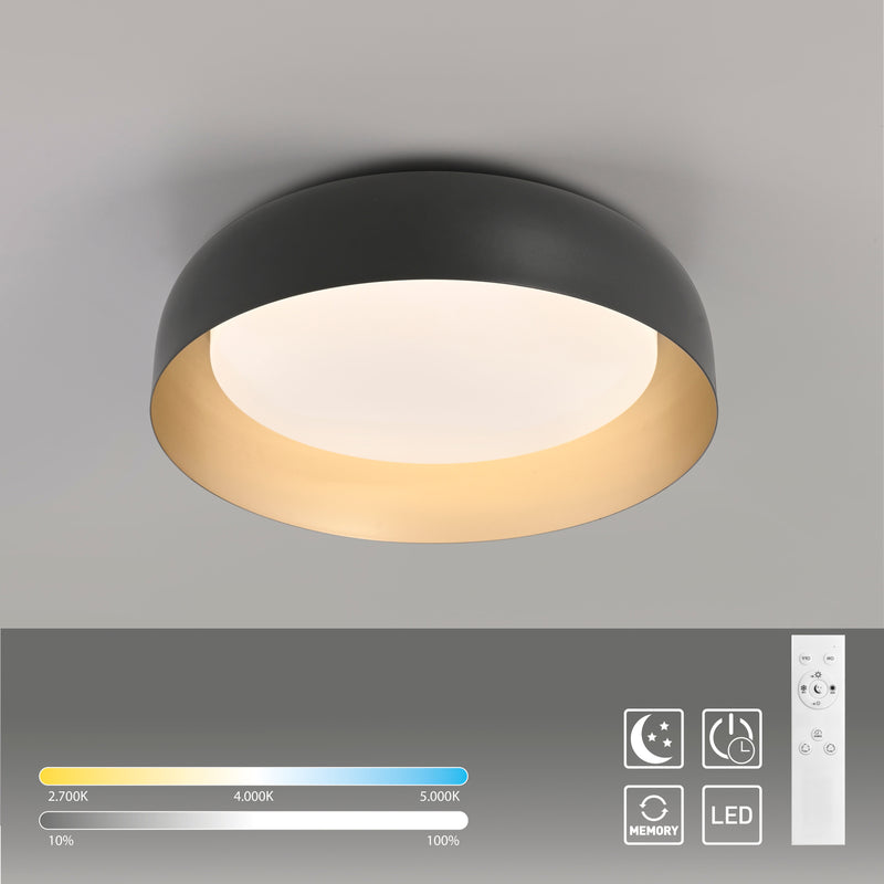 Plafoniera Paul Neuhaus OSKO LED Negru