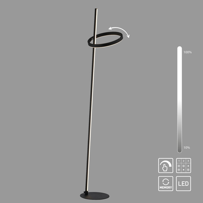 Lampadar Paul Neuhaus RITUS 2xLED Negru