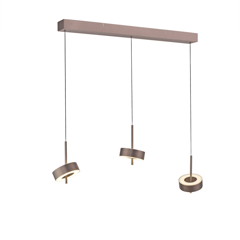 Lustra Paul Neuhaus Q-ROTATE 3xLED Maro Metalic