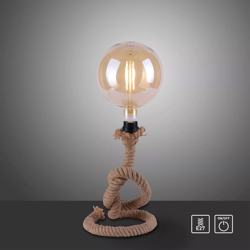 Veioza Paul Neuhaus ROPE 1xE27 Negru