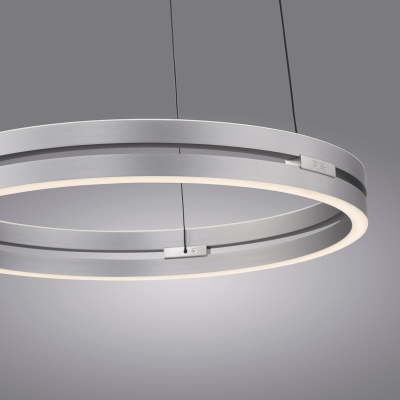 Lustra Paul Neuhaus PURE E-LOOP 2xLED Aluminiu
