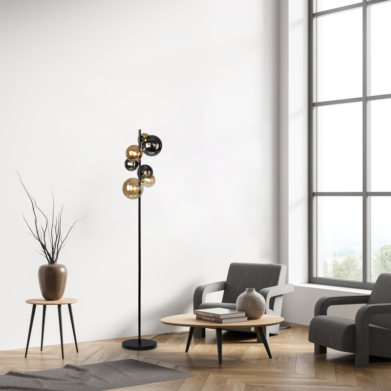 Lampadar Paul Neuhaus POPSICLE 7xG9 Fumuriu