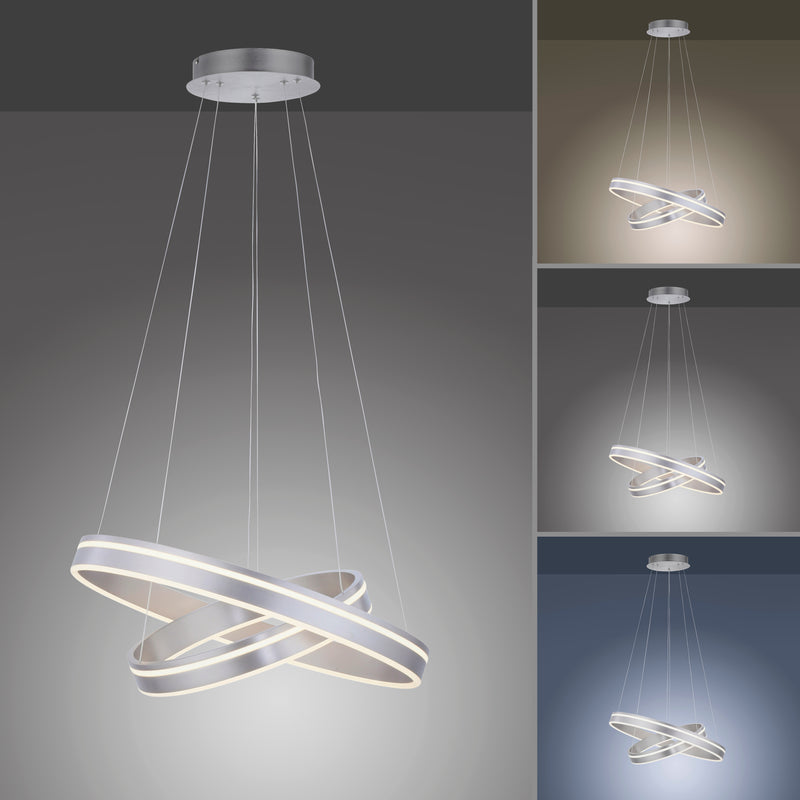 Lustra Paul Neuhaus Q-VITO 2xLED Argintiu
