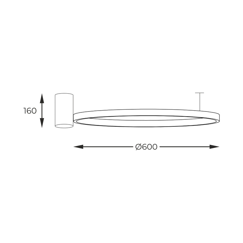 Plafoniera Zuma Line HORIK LED Negru