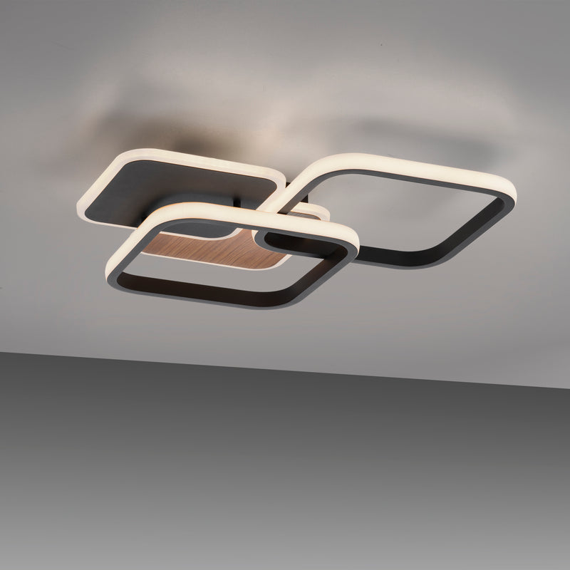 Plafoniera Zuma Line SEVENT LED Lemn Decor