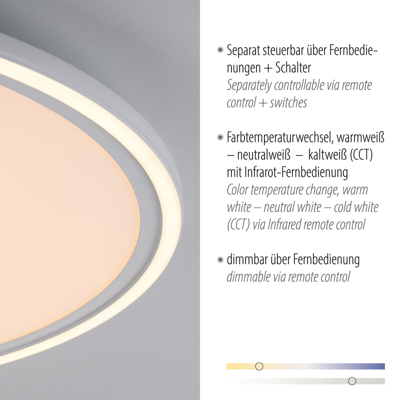 Plafoniera Paul Neuhaus EDGING LED Alb