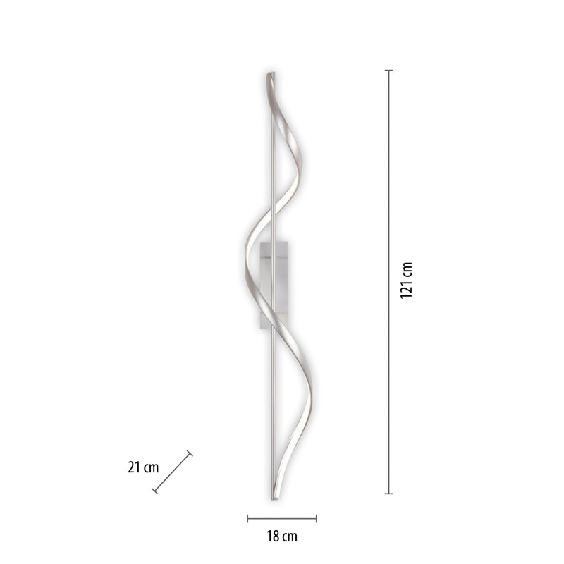 Plafoniera Paul Neuhaus Q-SWING LED Argintiu