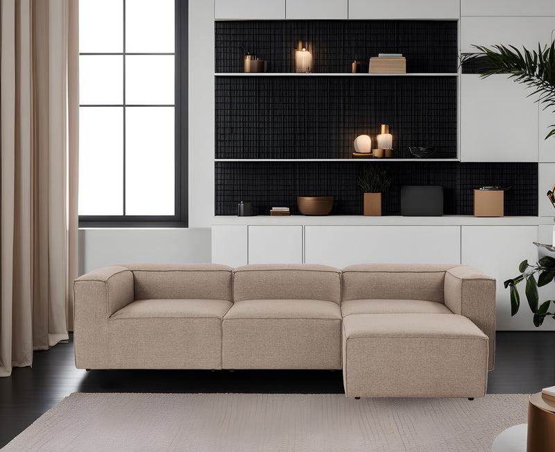 Colțar Asi Home Fora - Brown Lemn Carpen X296|185X66 cm