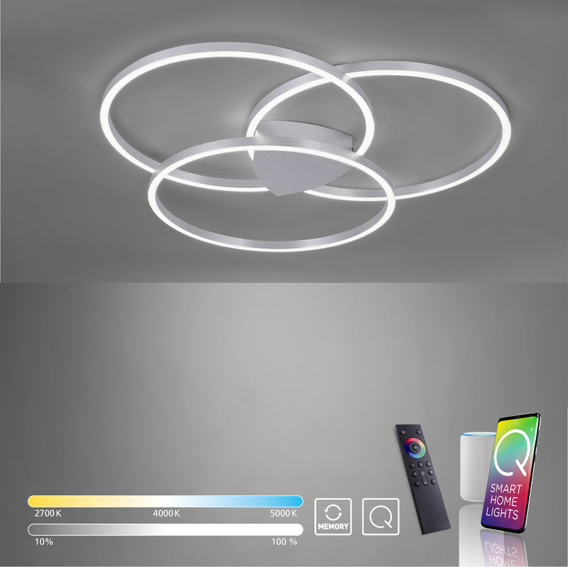 Plafoniera Paul Neuhaus Q-KATE 3xLED Otel