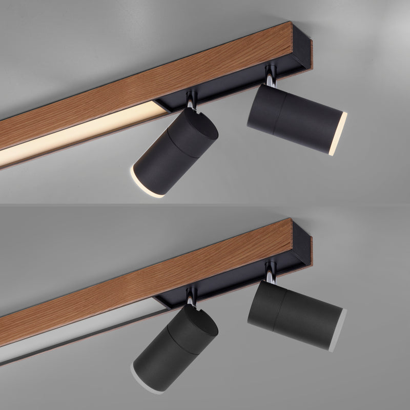 Plafoniera Paul Neuhaus PURE-LINES 5xLED Lemn Natural