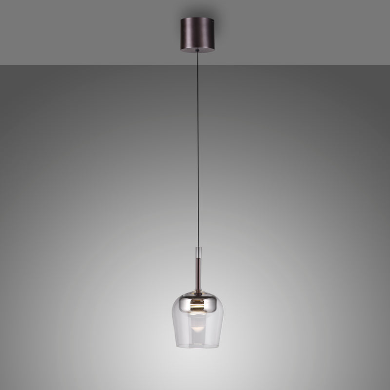 Lustra Paul Neuhaus Q-KON LED Argintiu