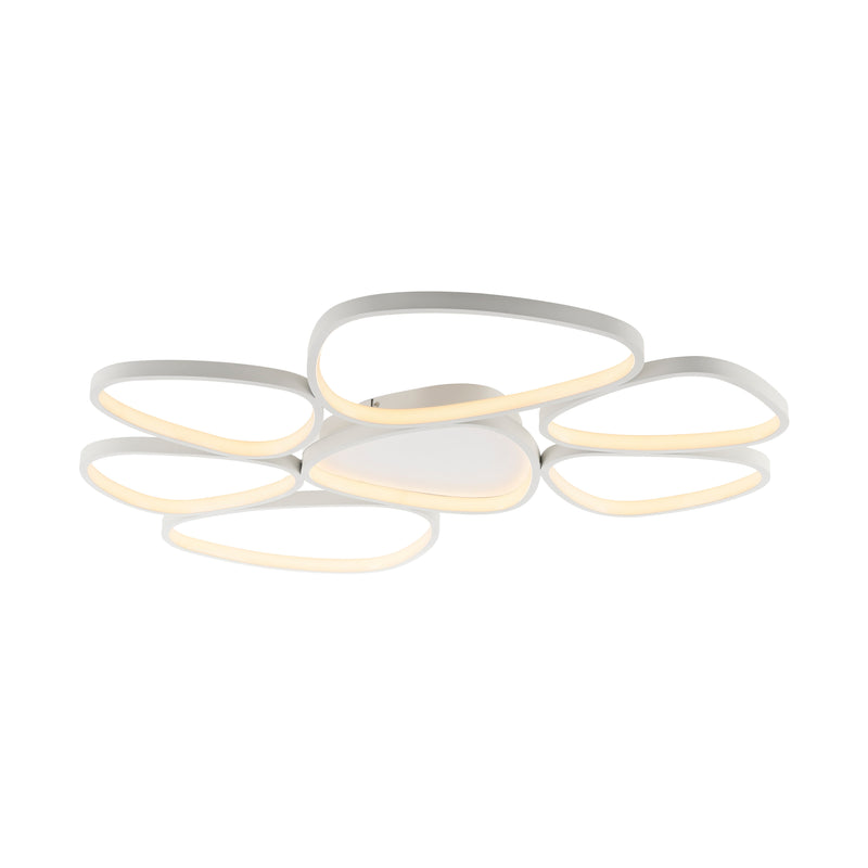 Plafoniera Paul Neuhaus PEBBLES 7xLED Alb