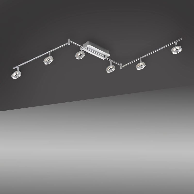 Plafoniera Paul Neuhaus SILEDA 6xLED Aluminiu