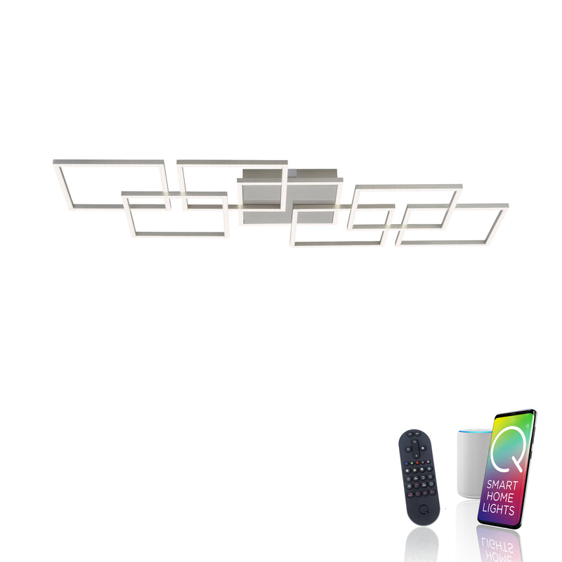 Plafoniera Paul Neuhaus Q-INIGO 7xLED Otel