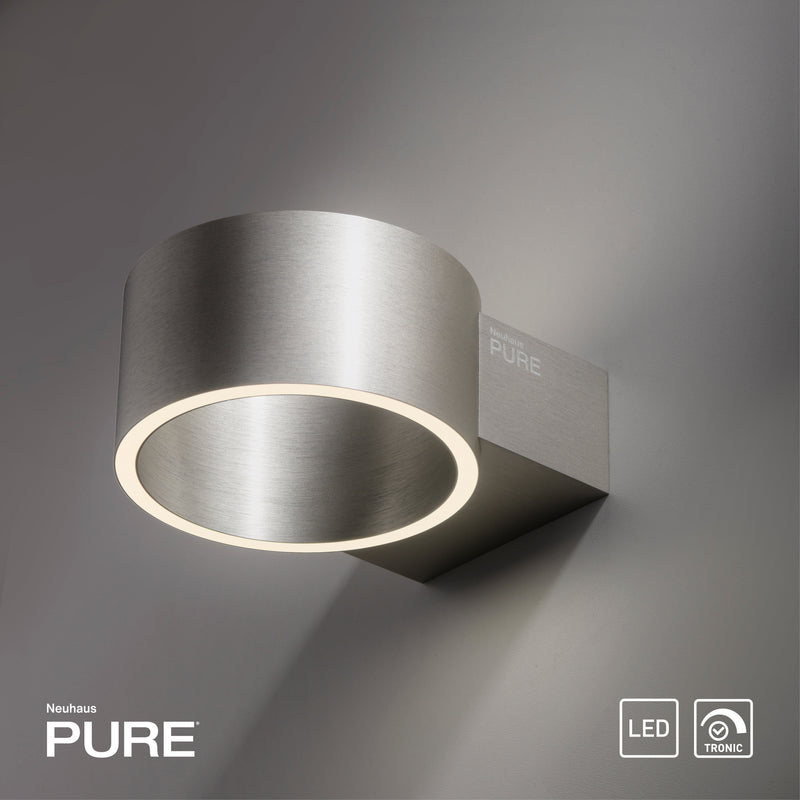 Aplica Paul Neuhaus PURE CLIPSE 2xLED Aluminiu