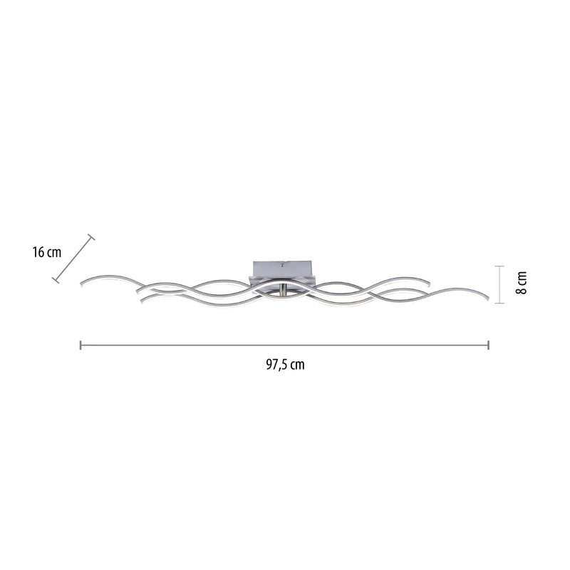 Plafoniera Paul Neuhaus WAVE 3xLED Otel
