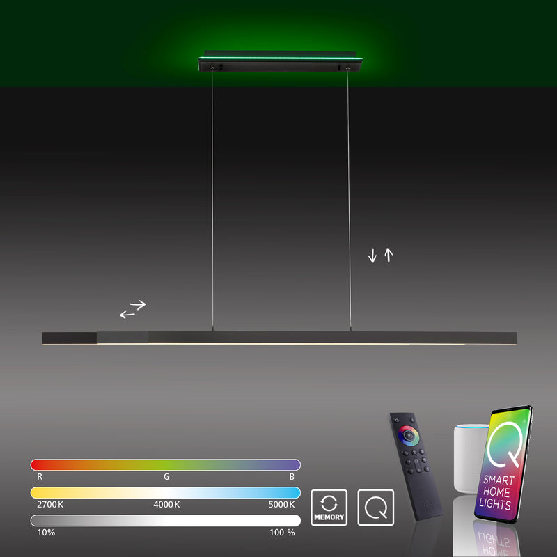 Lustra Paul Neuhaus Q-ARIAN 4xLED Antracit