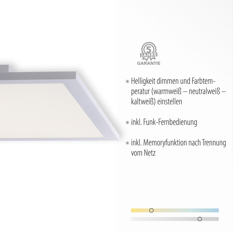 Plafoniera Paul Neuhaus FLAT LED Alb