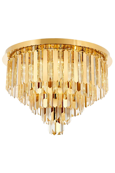 Plafonieră Queen – Inox & Cristal Schott, montaj aplicat