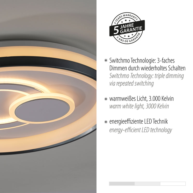 Plafoniera Paul Neuhaus MINELLI 3xLED Alb
