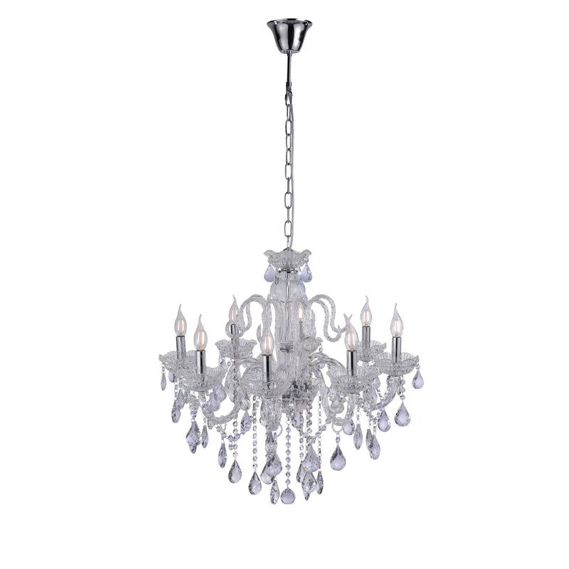 Lustra Paul Neuhaus GRACIA 8xE14 Transparent