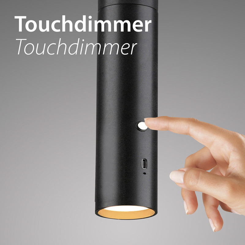 Lustra Paul Neuhaus ATTACH LED Negru