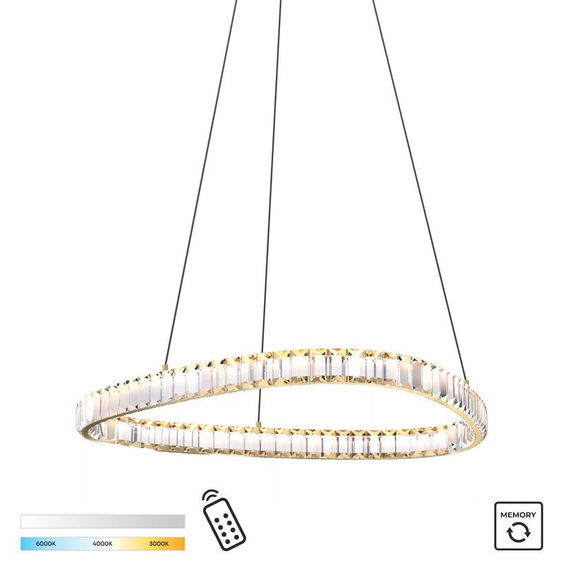 Lustra Zuma Line ATHESA LED Auriu
