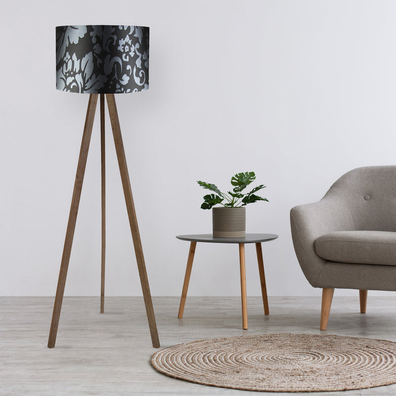 Lampadar Asi Home Ayd-1204, Negru, Ø38 cm