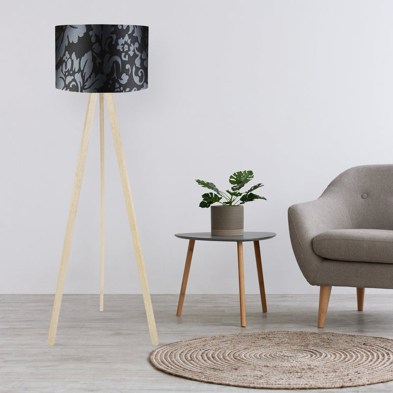 Lampadar Asi Home Ayd-1216, Negru, Ø38 cm