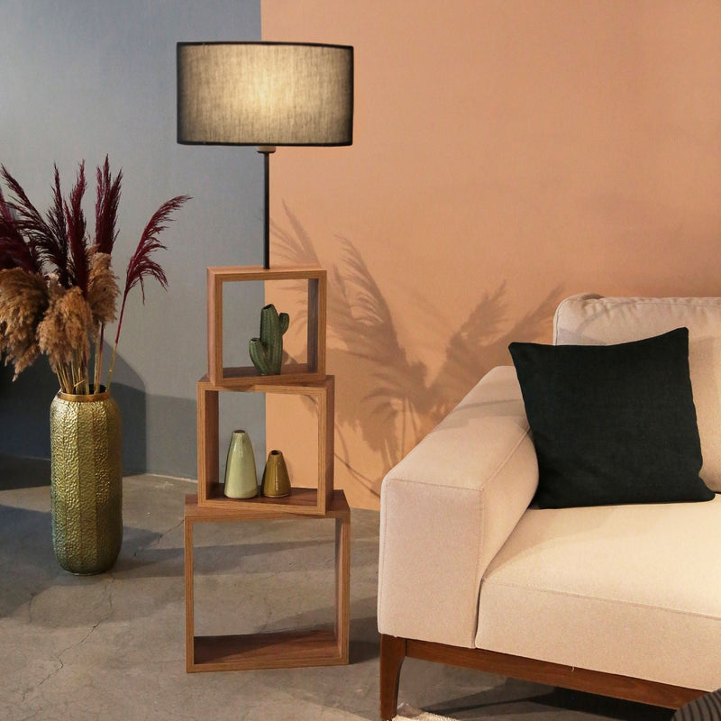 Lampadar Asi Home Ayd - 2901, Negru, Ø37 cm